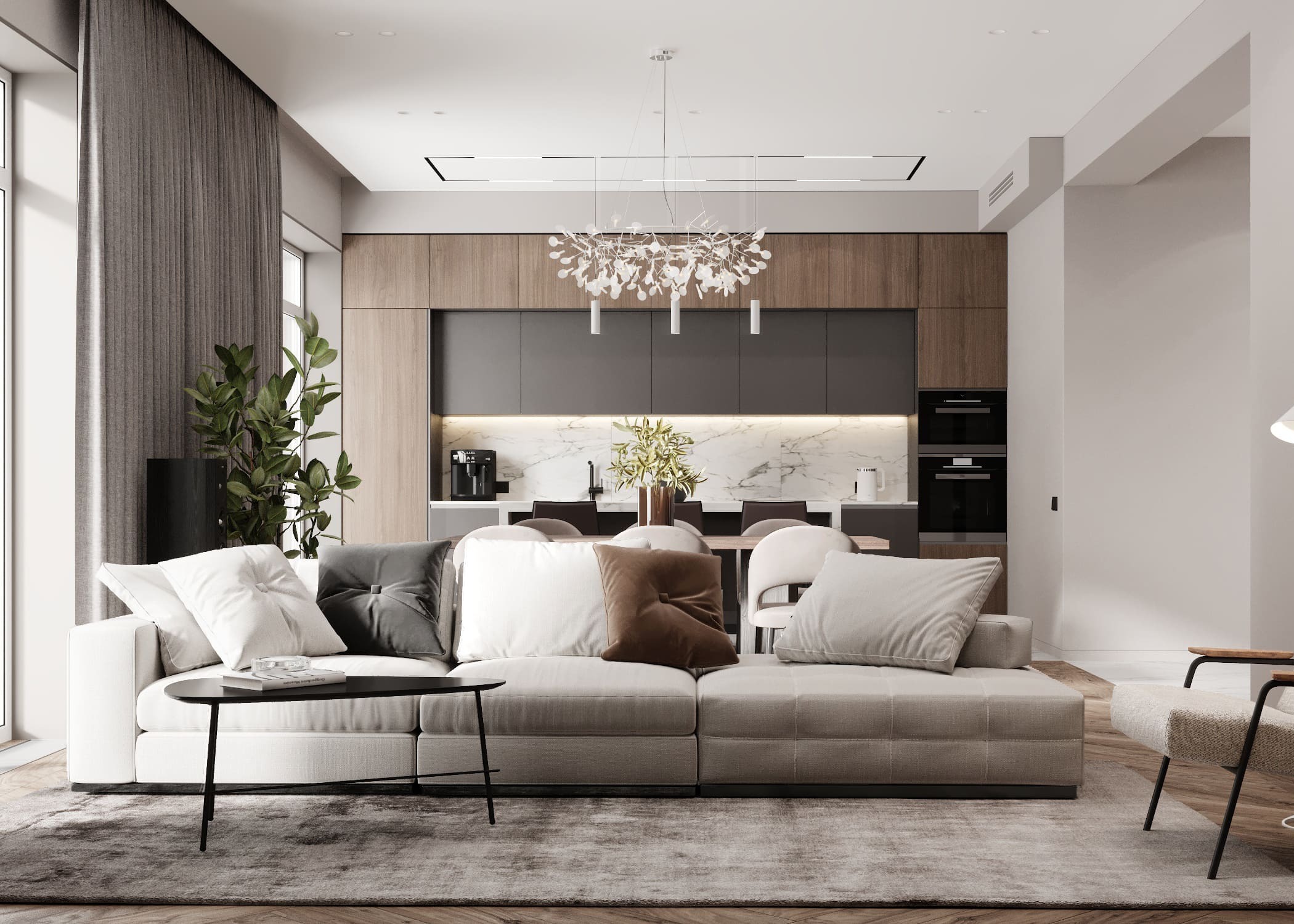 Загородный дом в натуральной стилистике