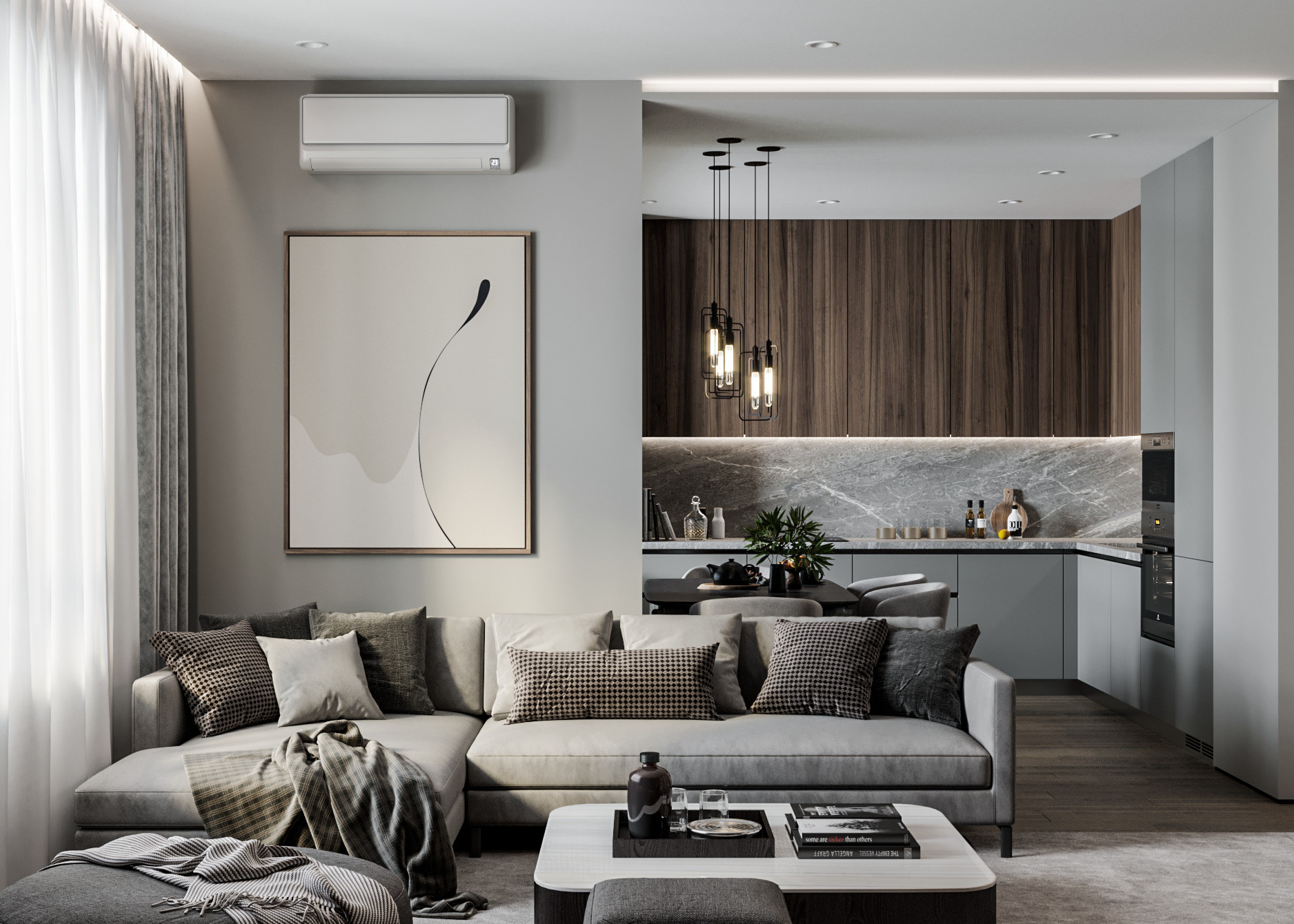 Квартира в современной стилистике в ЖК "Арбат"