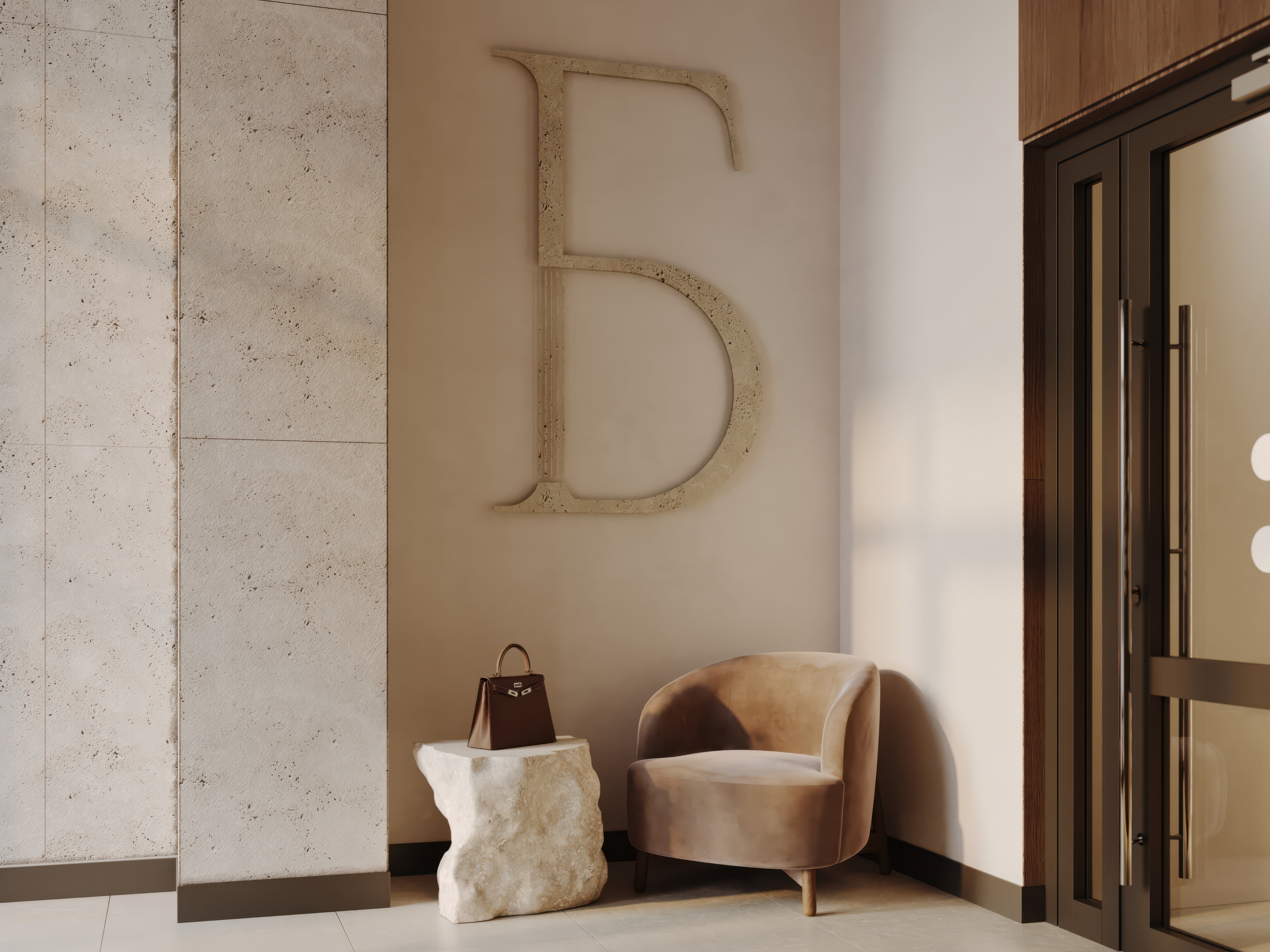 Натуральные формы и скальные мотивы в функциональном дизайне ЖК «Блэкси»